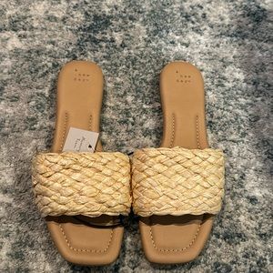NWT A NEW DAY slide sandals
